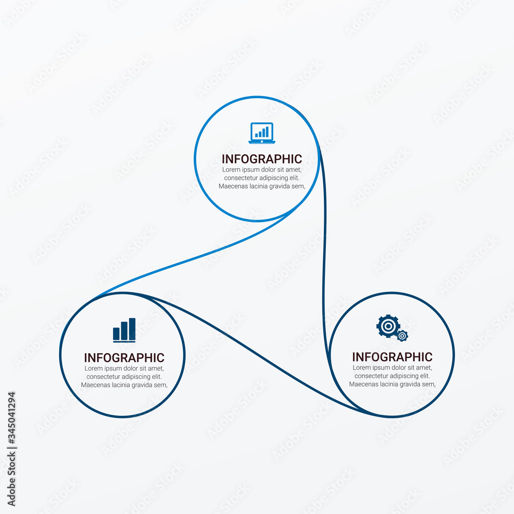 Poster modern infographics template with 4 options. vector infographic element. - vector