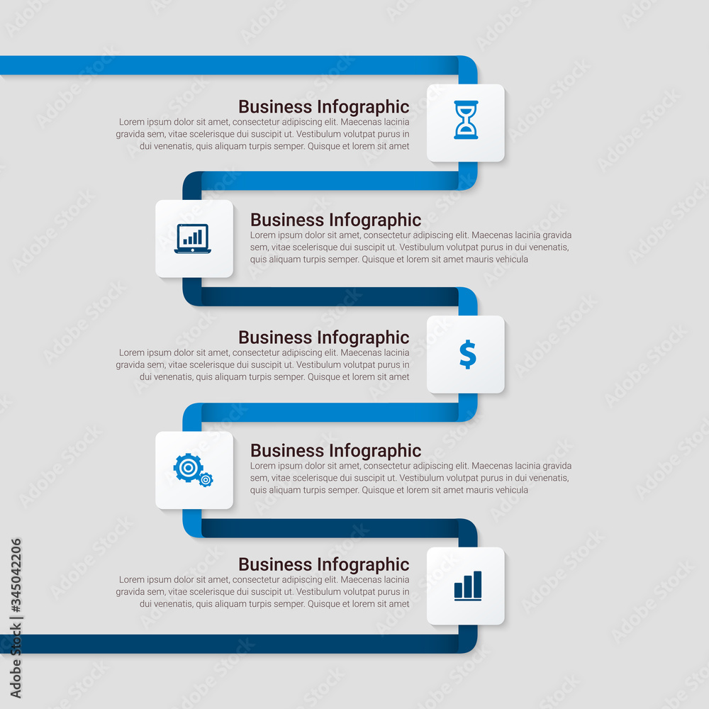 Aufkleber modern infographic choice template with 4 options. vector infographic element. - vector