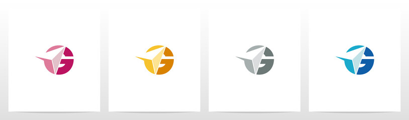 Arrowhead On Letter Logo Design G