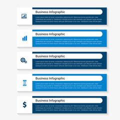 Fototapeta premium Modern Infographic Choice Template