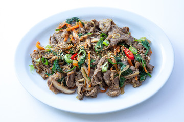 Soy Marinated Beef is called Bulgogi  in Korea