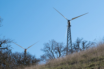 Wind turbines and wind power