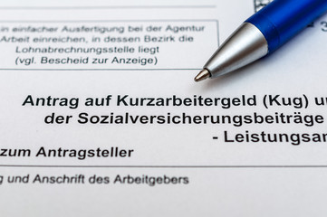 Antrag Arbeitsamt auf Kurzarbeit (KUG) einreichen