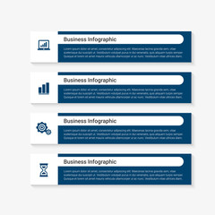 Obraz premium Unique Business Infographics
