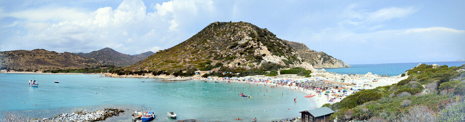 Fototapeta na wymiar Le più belle spiagge della Sardegna
