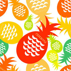 Seamless background. Isolated creative design of healthy lifestyle objects. Vector illustration for web design or print.