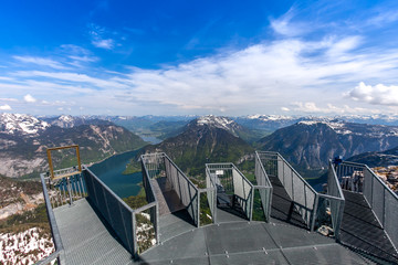 Austria, Dachstein, 5 Fingers Observation Deck, Wide angle.