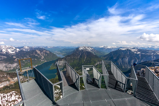 Austria, Dachstein, 5 Fingers Observation Deck, Wide angle.