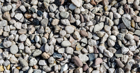 background of many different stones