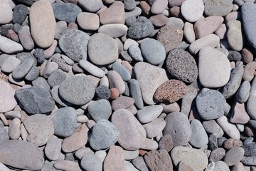 Kieselstrand in Salina