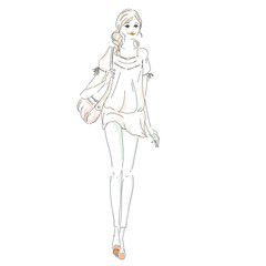 スタイルの良い女性２