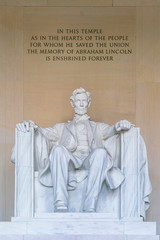 Fototapeta premium Lincoln Memorial in the National Mall, Washington DC.