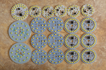 LED Bulbs Assembly Repairing Manufacturing Circuit Board Chip Kit with Light Emitting Diodes