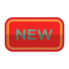 new badge icon vector template