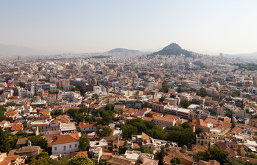 Fototapeta na wymiar Panorama d'Athènes