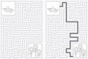 Easy little star maze