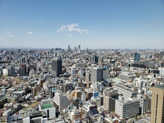 Fototapeta premium 飯田橋から新宿区を撮影