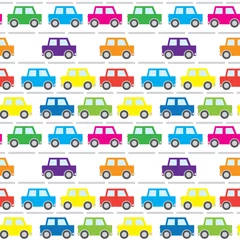 Wallpaper murals Cars Cars seamless pattern