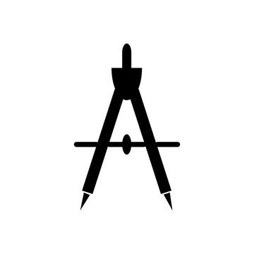 Divider Glyph Style Icon Design Vector