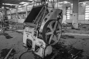 Fototapeta na wymiar Antiga fábrica da bolacha Leiria