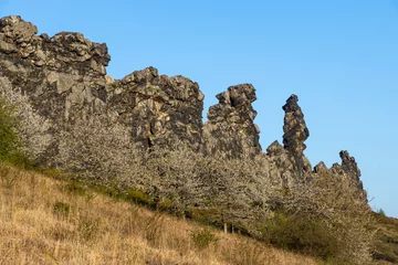 Foto op Canvas Teufelsmauer Harz Felsformationen Ausflugsziel Besuchermagnet © dk-fotowelt