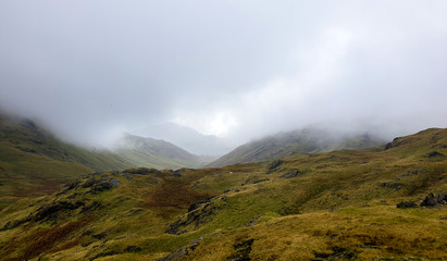 cloudy mountains