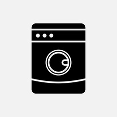 Laundry machine icon 