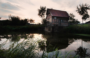 Obraz premium Evening at the Old Mill
