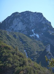 Blick auf den Spitzstein vom Brandelberg