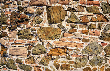Detailed stone texture background from large natural stones.