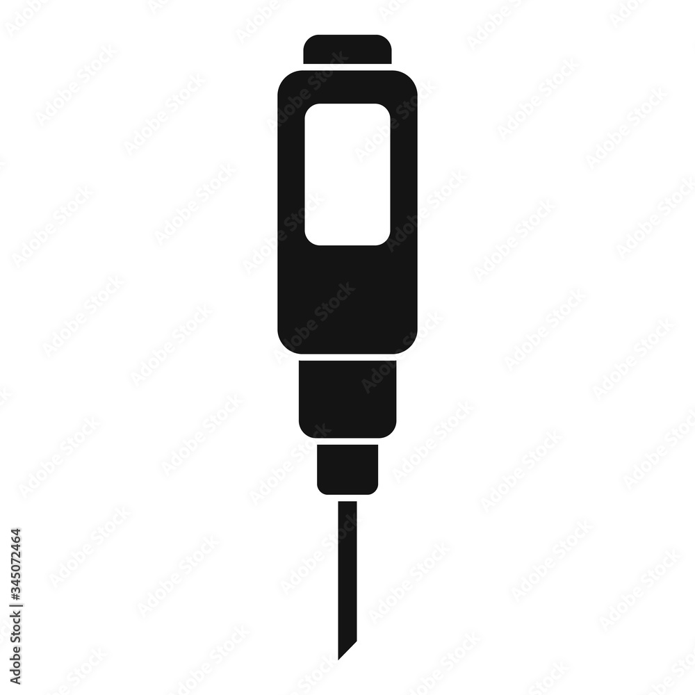 Poster insulin tool dose icon. simple illustration of insulin tool dose vector icon for web design isolated