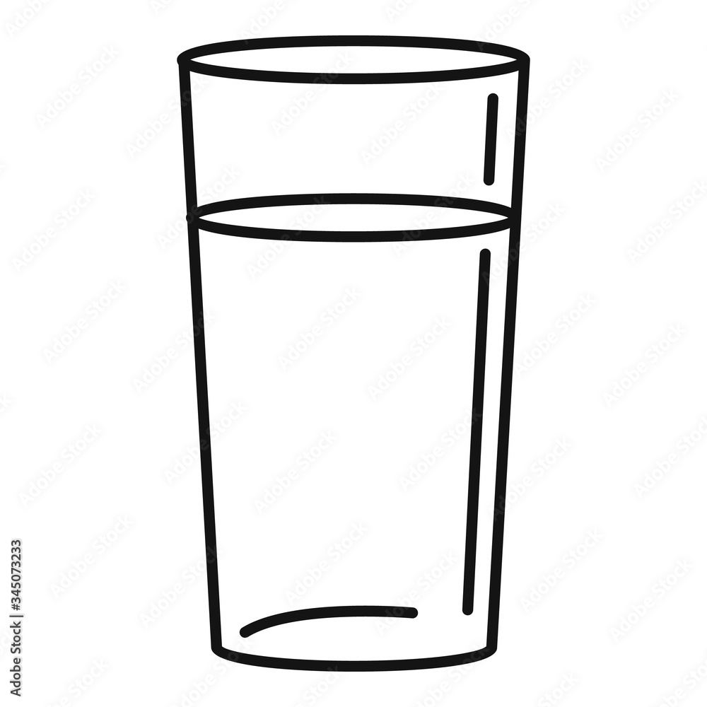 Poster fresh carrot juice icon. outline fresh carrot juice vector icon for web design isolated on white bac
