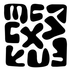 Vector set of abstract geometric shapes. Drawn by hands in style of doodling. Performed in new trendy style of Scandinavian minimalism. For fashion prints, cards, posters