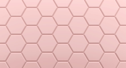 Background hexagons pink geometric
