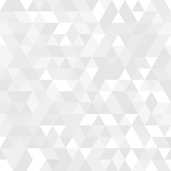 Geometric pattern white and gray  triangles. Geometric modern ornament.  abstract background.