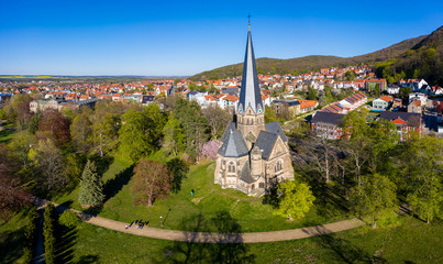 Thale im Harz Luftbilder Sankt-Petri-Kirche