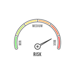 color risk meter icon