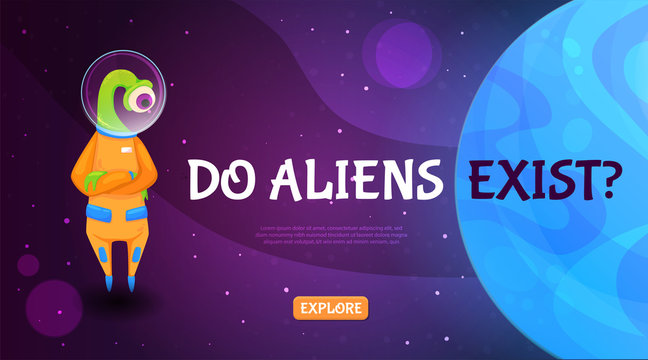 Do Aliens Exist Horizontal Banner