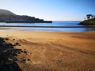 beach at sunset