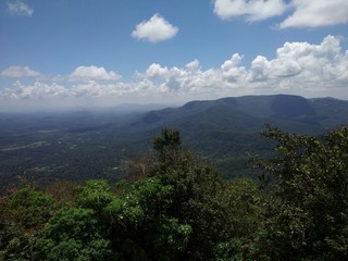 clouds over mountain