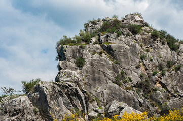 The road connecting the rich wineries to the coast runs through a narrow gap between the rocks. According to legend, in this place the robbers waited for the merchants and robbed them.        