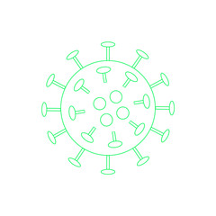 Corona Virus Schematische Darstellung