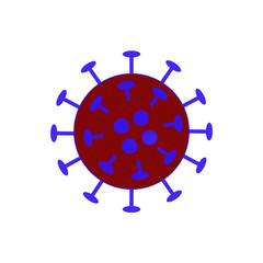 Corona Virus Schematische Darstellung