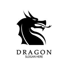 Dragon vector icon illustration