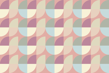 Vector seamless pattern background with shapes.