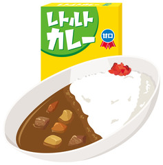 Fototapeta premium レトルトカレー 甘口