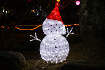 snowman on a christmas tree
