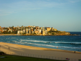 Fototapeta na wymiar Lovely Sunset at Bondi Beach, Sydney, Australia