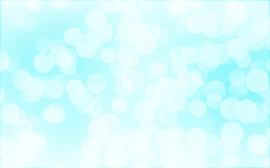 Blue white luxury focus blur background. Abstract bokeh soft light gradient for background and wallpaper Christmas.