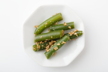 いんげん　胡麻和え